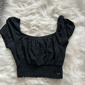 Black Crop Top